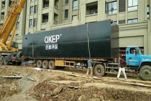 新農村生活污水處理設備解析，預制一體化泵站